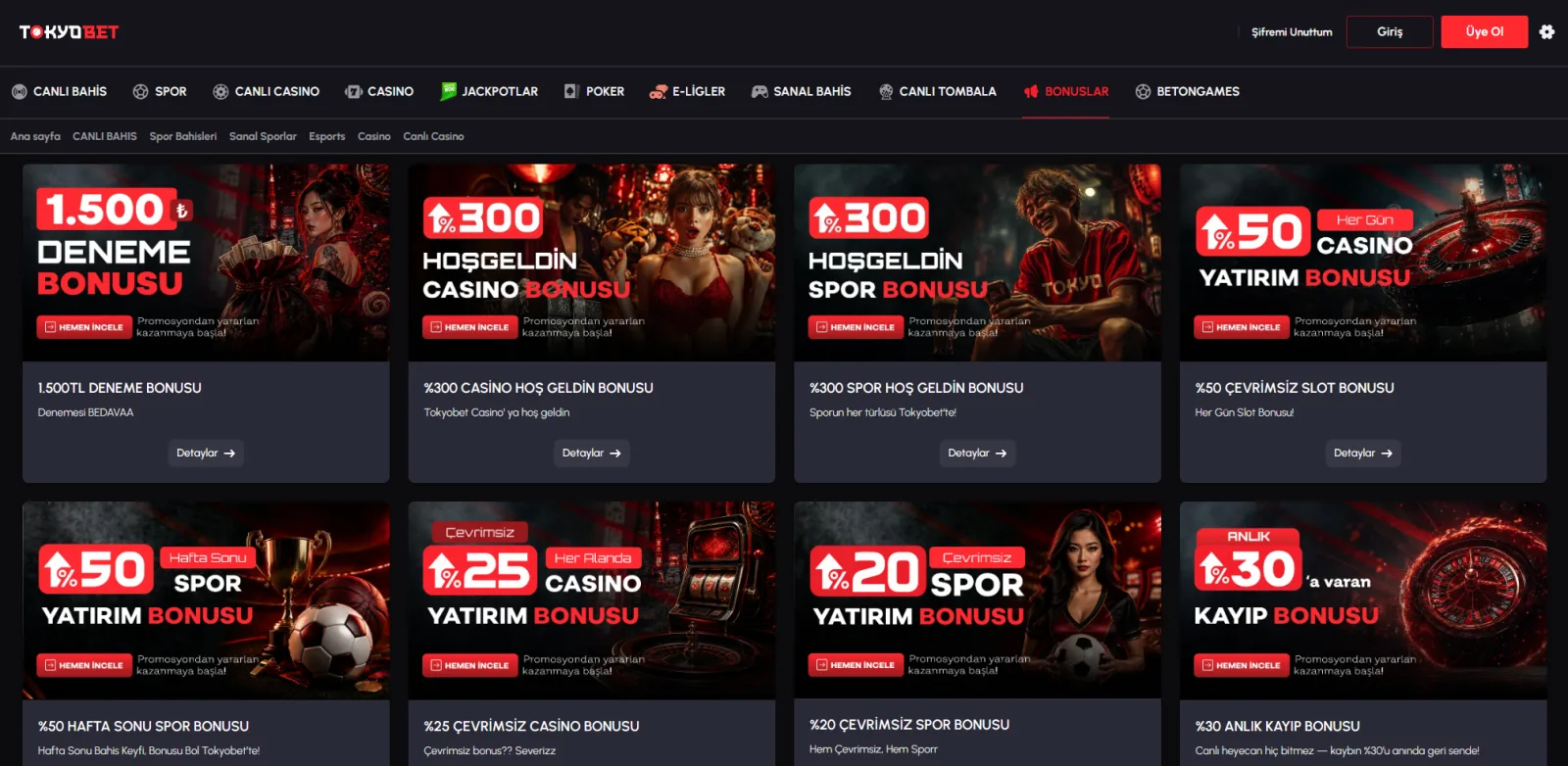 tokyobet bonus